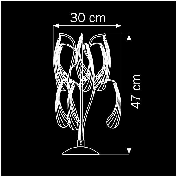 Настольная лампа Lightstar Manica 794934 LIGHTSTAR ИНТЕРЬЕРНЫЕ 079877 Прозрачный;хром  - Вид №1