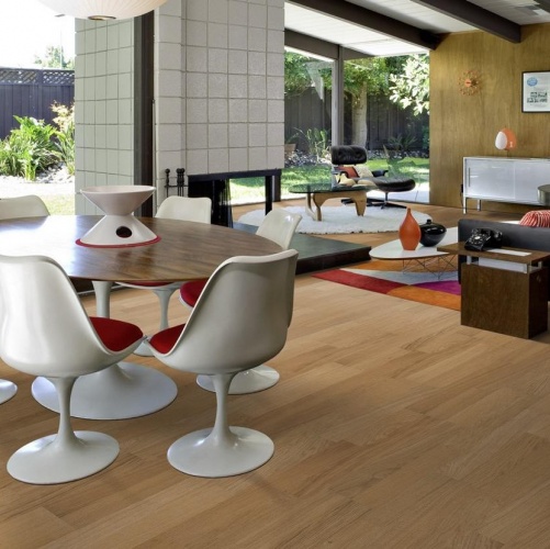 Паркетная доска Kahrs Дуб Бриз Линнея Матовая Гладкая 2600200567 - Вид №17