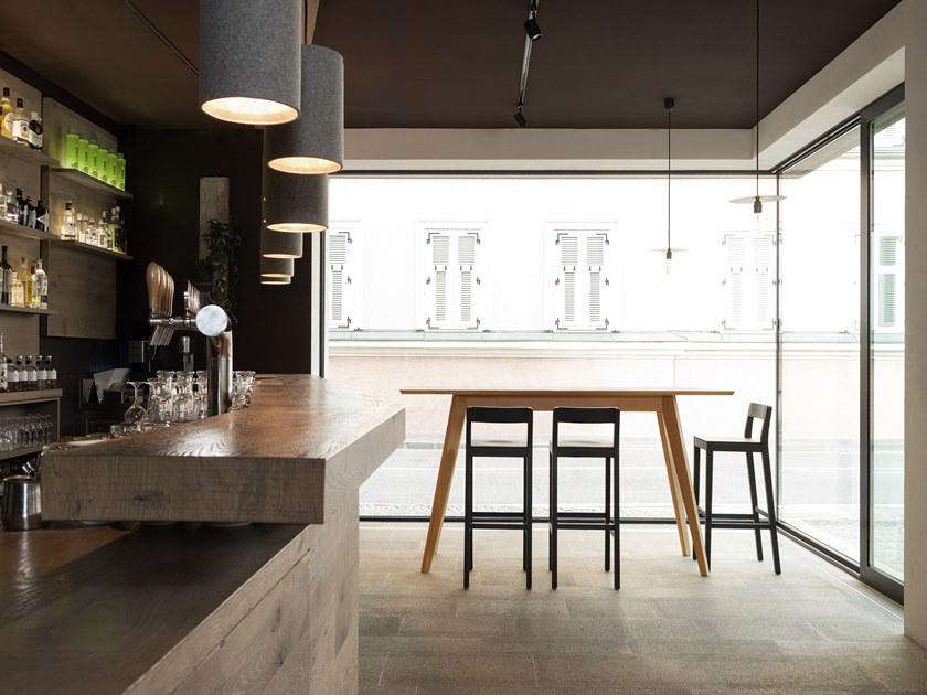 ZEITRAUM Барный стул из массива дерева с подставкой для ног Sit sun-id-1345859 - Вид №5