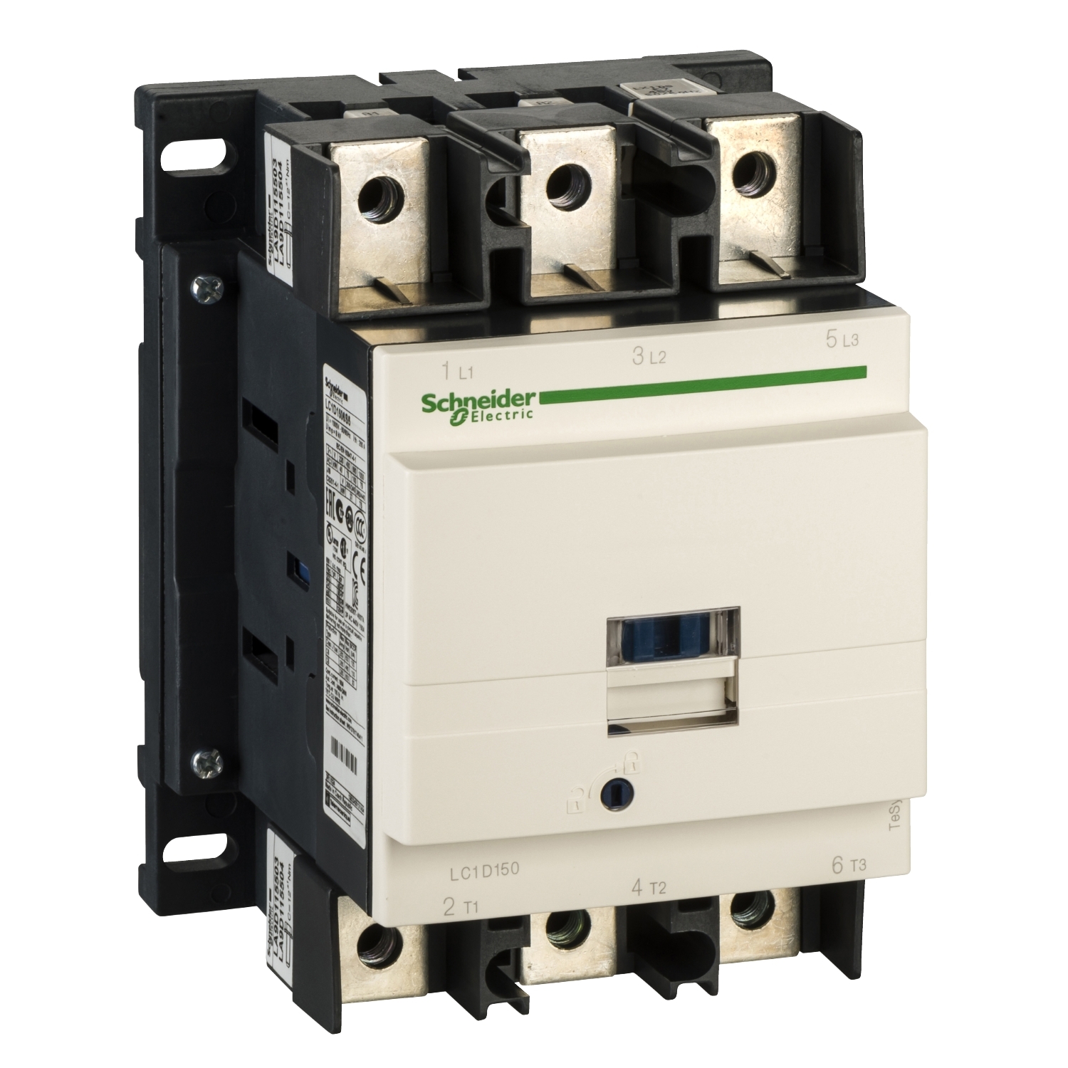 LC1D1506BD Контактор LC1D 3P 150А 440/24В DC 80кВт Schneider Electric TeSys 