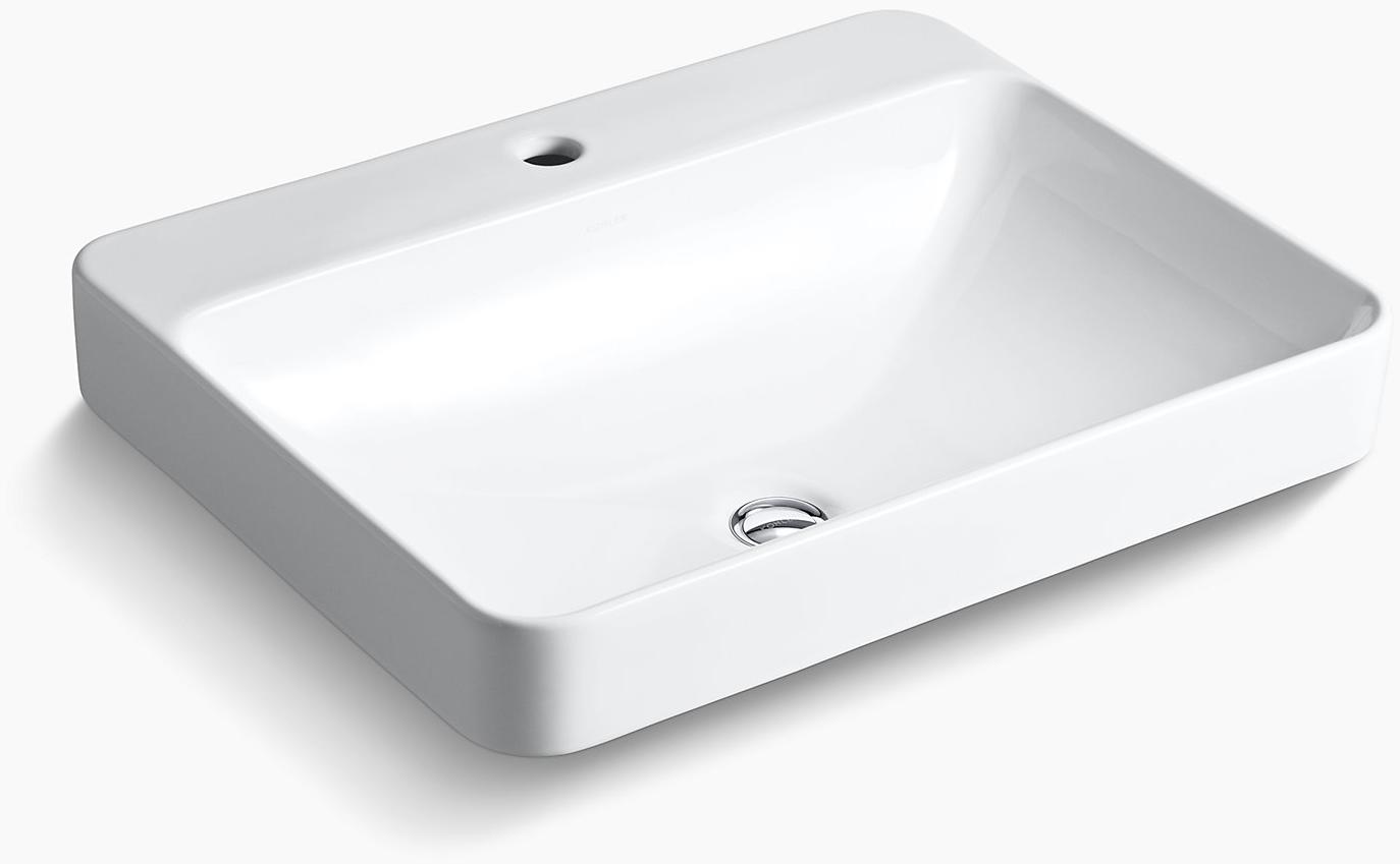 K-2660-1-96 Накладная раковина на столешницу  прямоугольная Kohler  - Вид №1