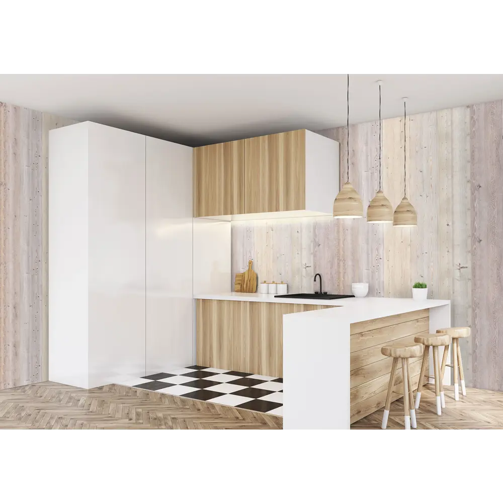 Комплект стеновых панелей ПВХ Artens Дерево 2700x375x8 мм 3.03 м² 3 шт 86360373 STLM-2095930  - Вид №2