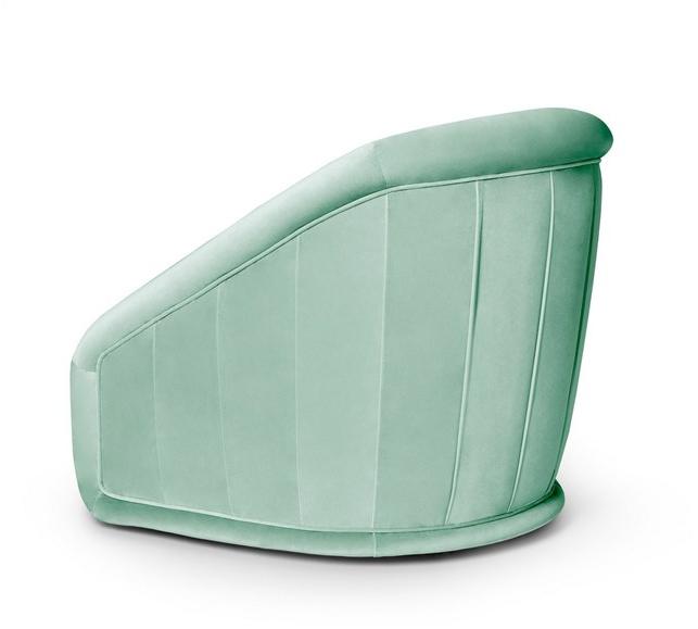 Munna Вращающееся кресло из бархата Fetiche sun-id-1364460 - Вид №1