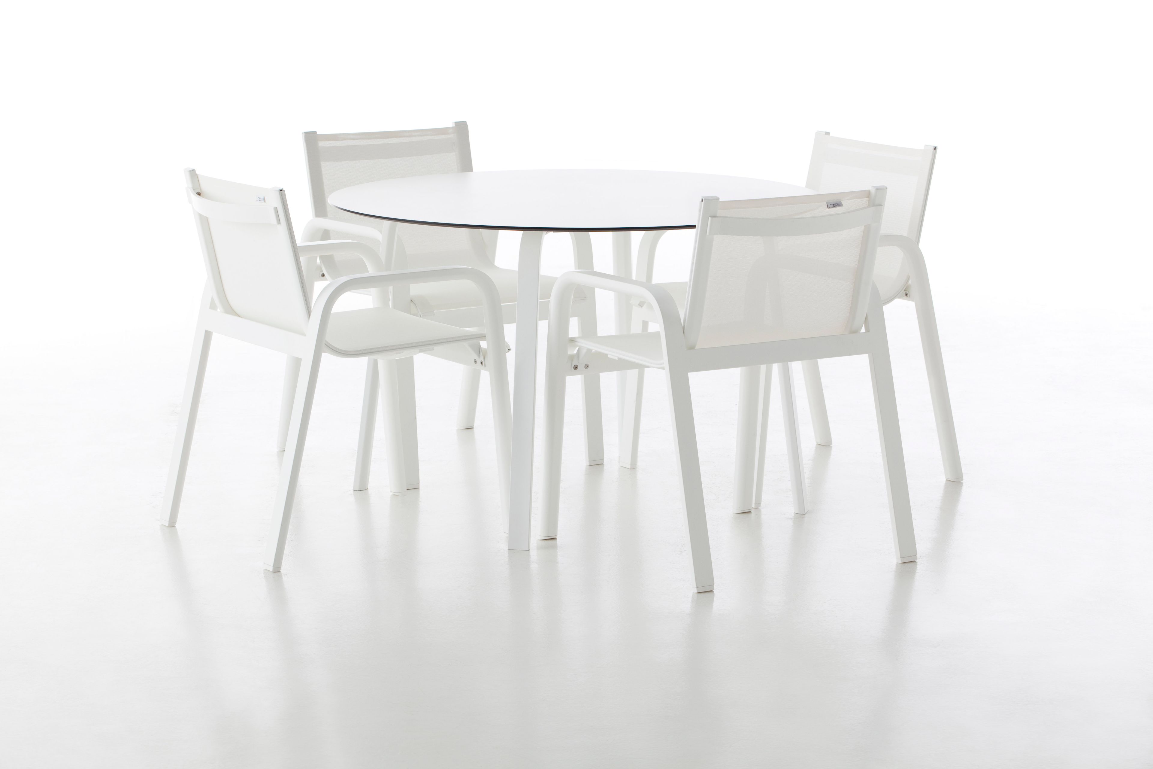 Термокрытый алюминиевый штабелируемый садовый стол GANDIABLASCO стек ARCH-00024988 - Вид №2