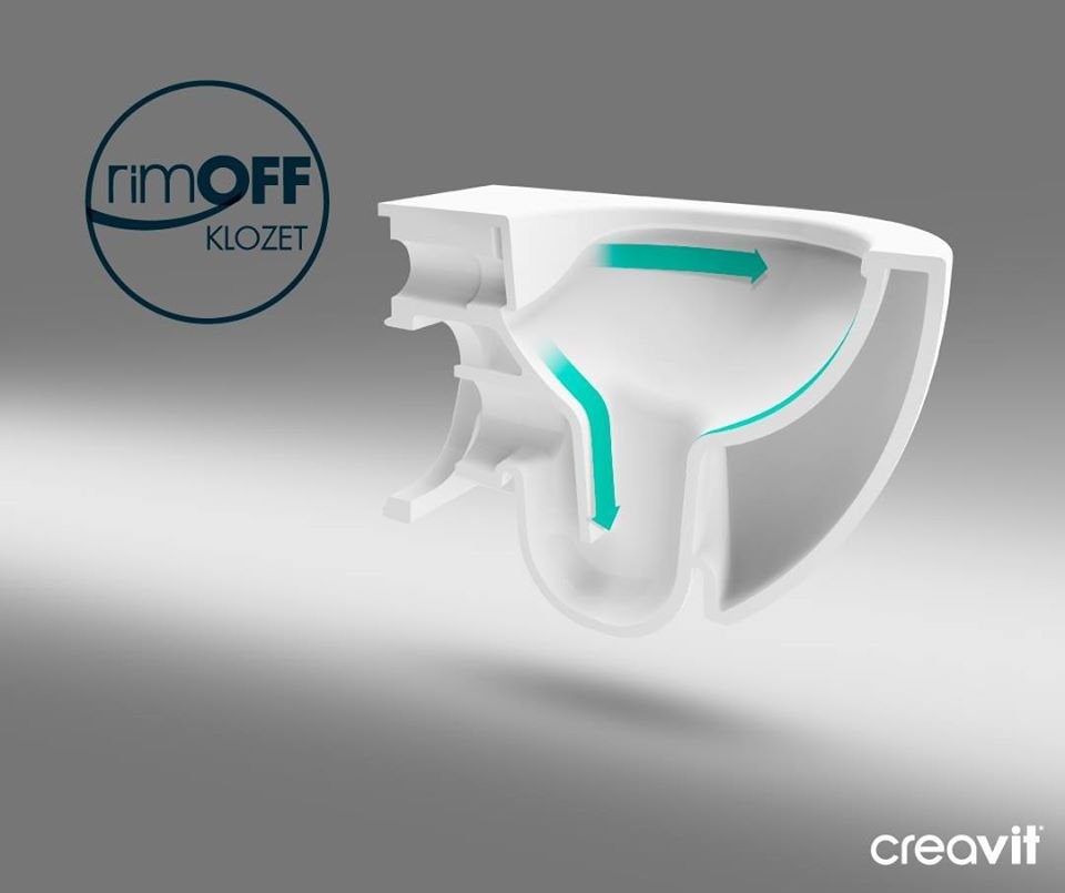 FE322-11CB00E-0000 FREE Унитаз подвесной безободковый Creavit Free - Вид №9