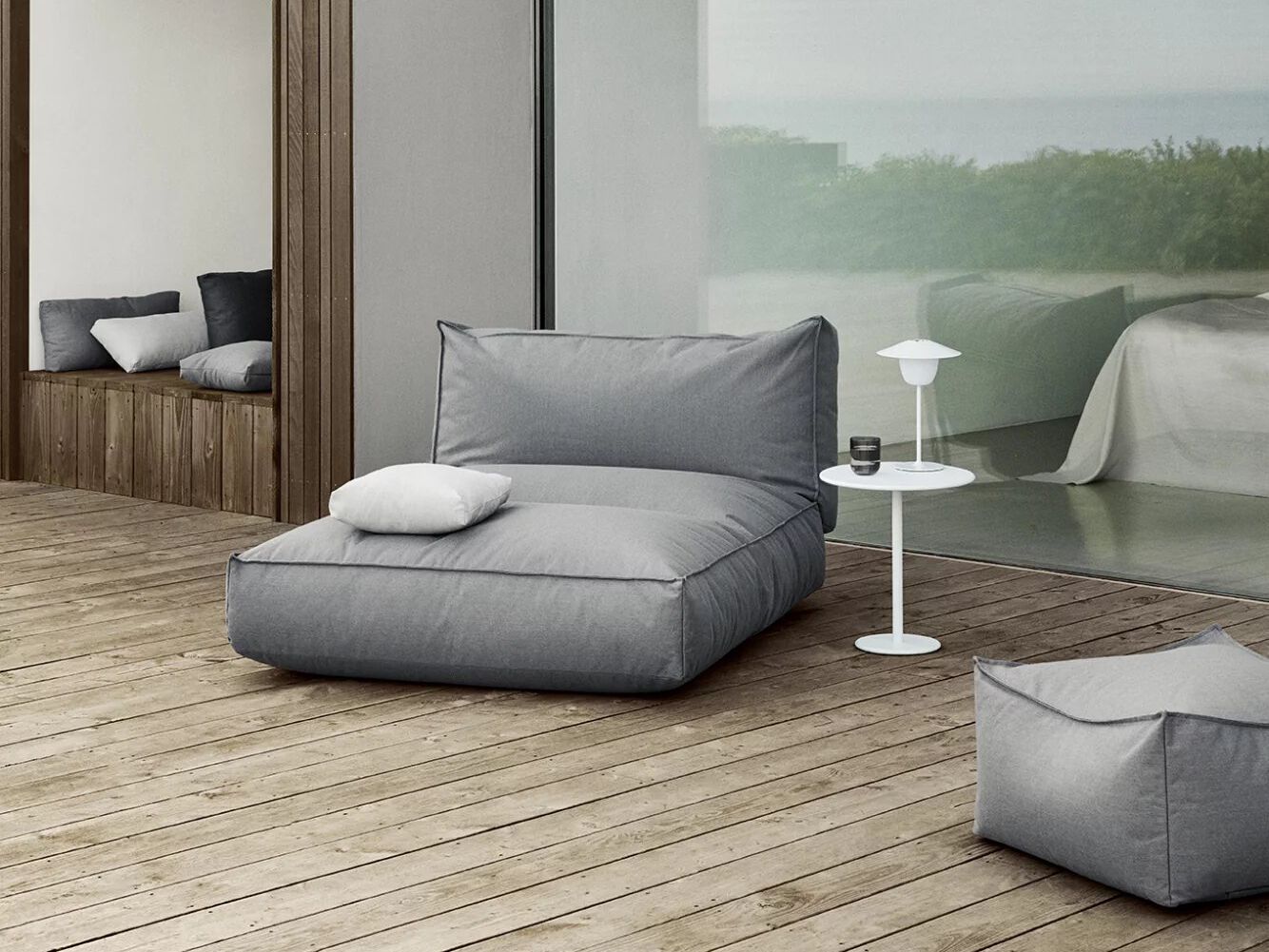 Круглый алюминиевый журнальный столик с порошковым покрытием blomus Stay ARCH-00024469 - Вид №8