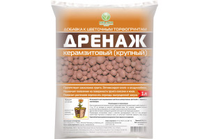 16763905 Керамзитный дренаж крупная фракция, 1 л НА38 НОВ-АГРО