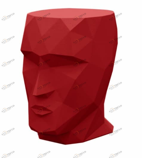 Приставной столик фигурный красный 49 см Adan от Vondom VONDOM ADAN ОТ VONDOM 288873 Красный 