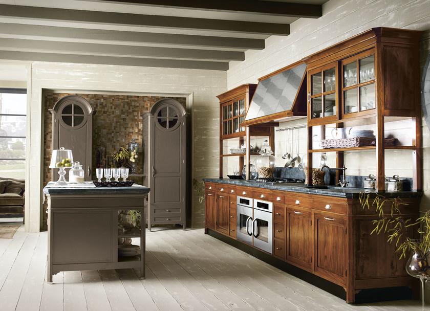 Модульная кухня из массива дерева с островом Operà Santreyd Opera sun-id-1484372 - Вид №1