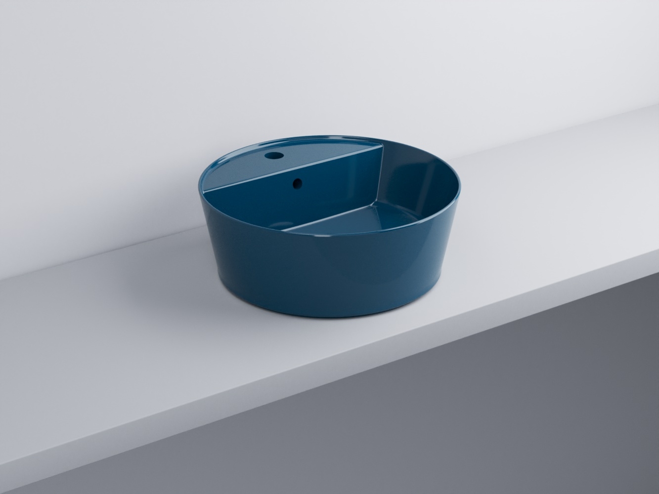 HALAT45-OL Раковина круглый Handy ø45 одно отверстие под смеситель cielo Le Bacinelle Ceramica Cielo
