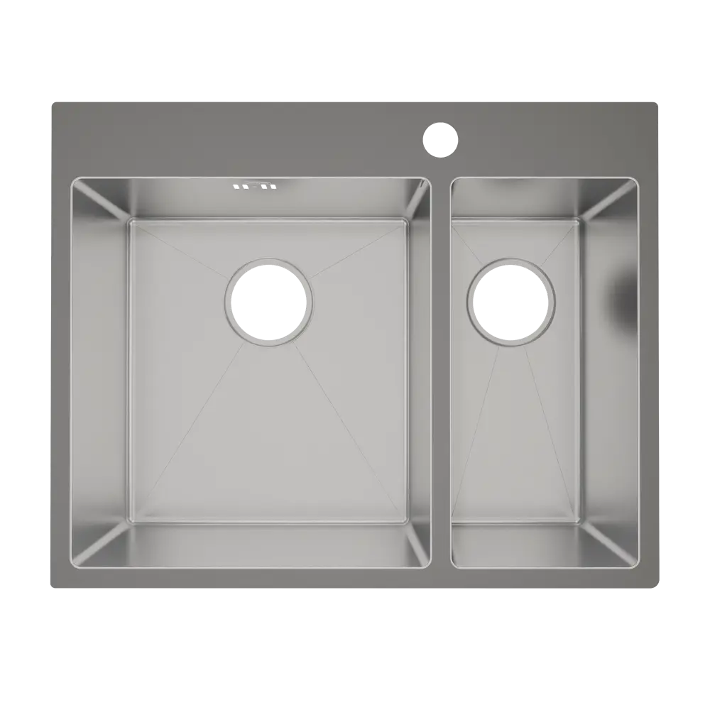 МОЙКА КУХ 2Ч 60X48Г20 САТ МЕТ KONSENSA STLM-2045346 - Вид №1