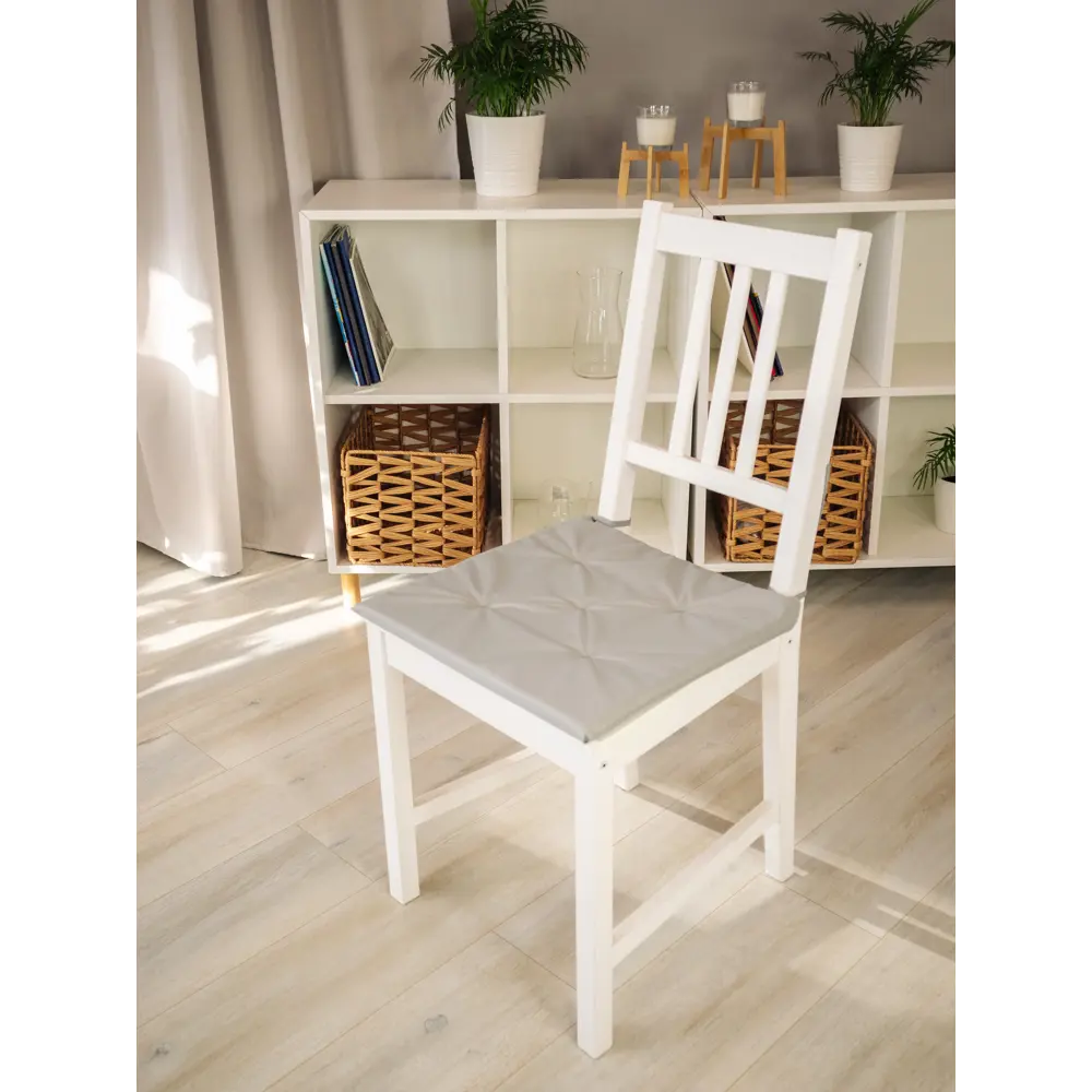 Подушка для стула LINEN WAY 40×40 см серый 89407761 STLM-1566117 - Вид №3