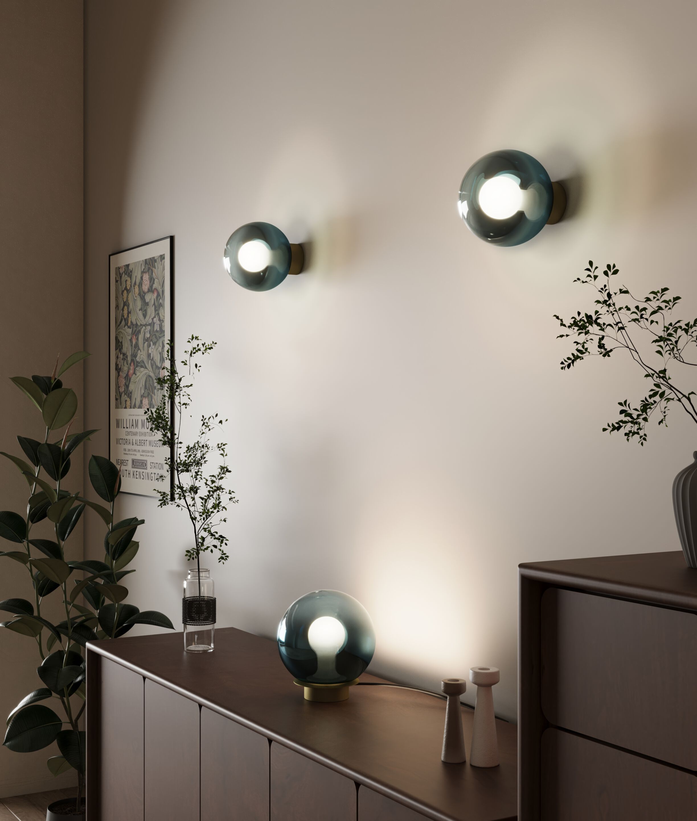 Настольная лампа из дутого стекла Cangini & Tucci Cherry ARCH-00011330