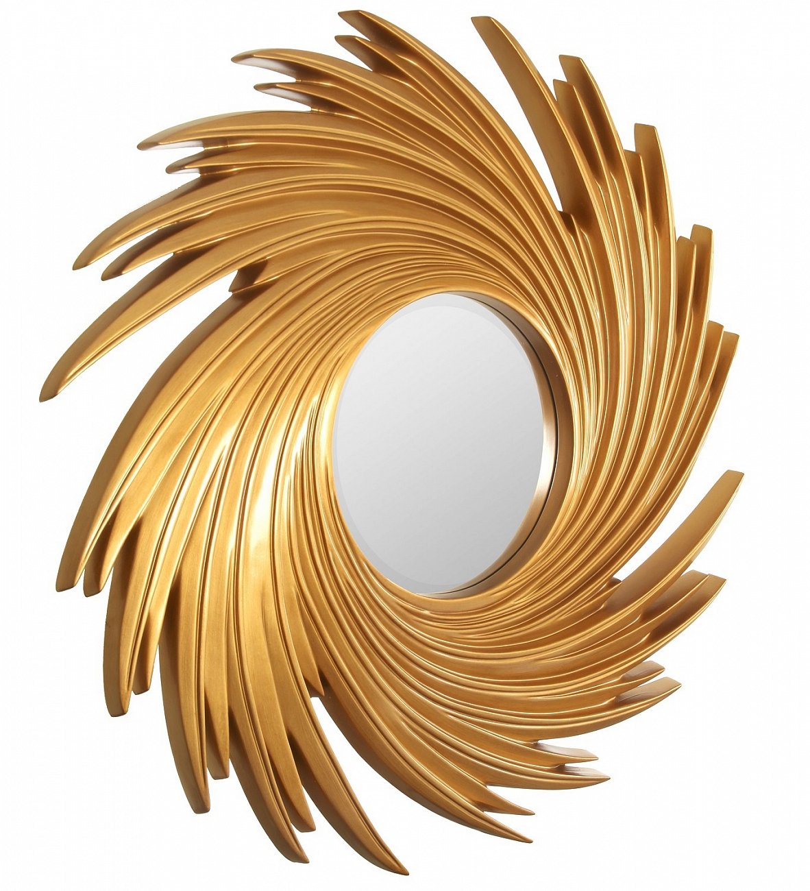 Зеркало-солнце 96 см античное золото Tornado Gold ART-ZERKALO ДИЗАЙНЕРСКИЕ 00-3884078 Зеркальный;золото  - Вид №1