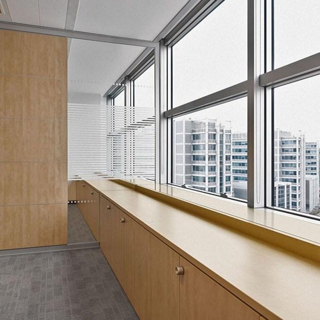 ESTEL GROUP Стеклянная звуконепроницаемая сдвижная стена для офиса sun-id-1514408 - Вид №5