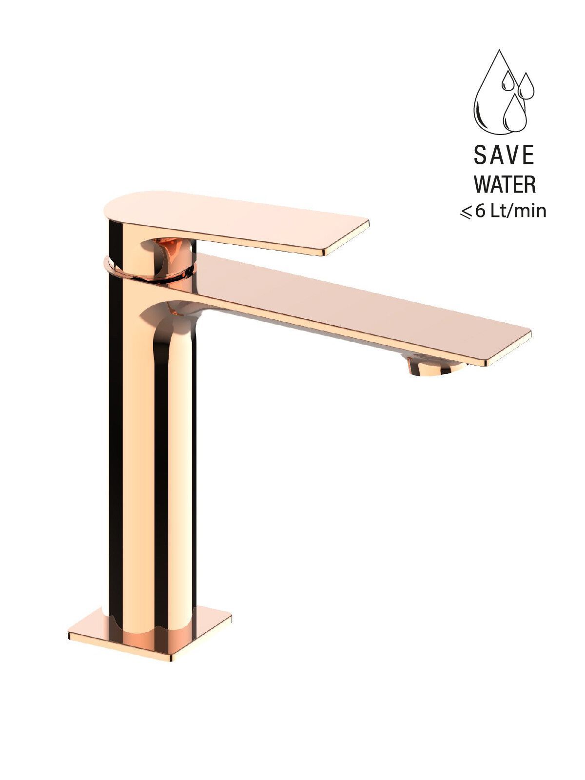 Однорычажный смеситель для раковины без слива Rubinetterie Frattini Narciso ARCH-00051367 - Вид №11