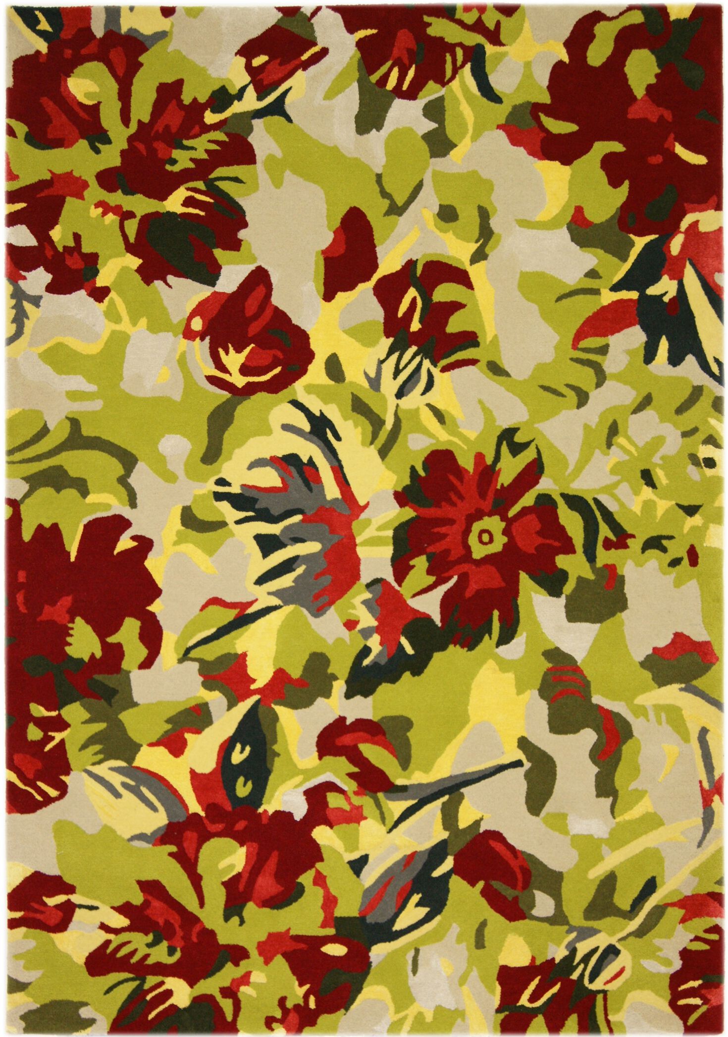 Прямоугольный цветочный ковер с длинным ворсом Ademi Exclusive ARCH-00028486 - Вид №9