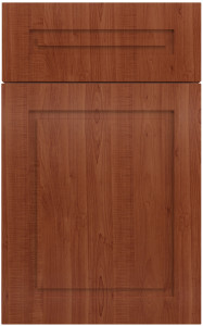 Фасады для кухни Модерн Фрезеровка «Ла Дефанс» Вишня Манхэттен №39