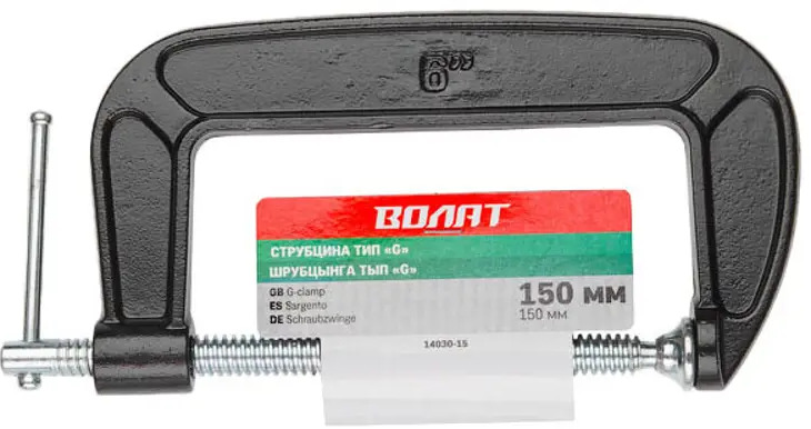 91541938 Струбцина G-образная Волат 14030-15 150 мм STLM-0849674