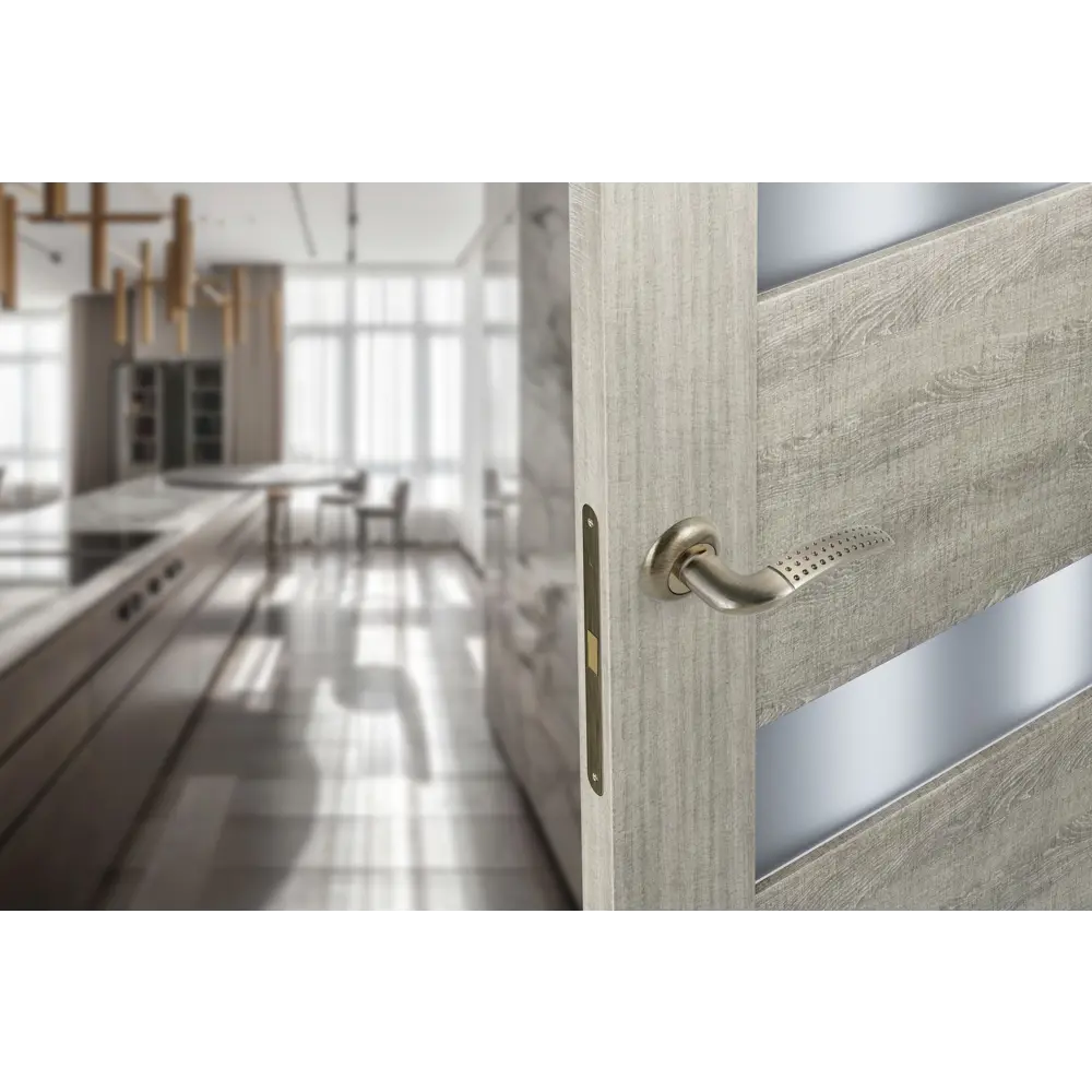 Дверная ручка EDSON EDS-10-Z01 бронза с автоматическим возвратом 82677958 STLM-0033866 - Вид №6