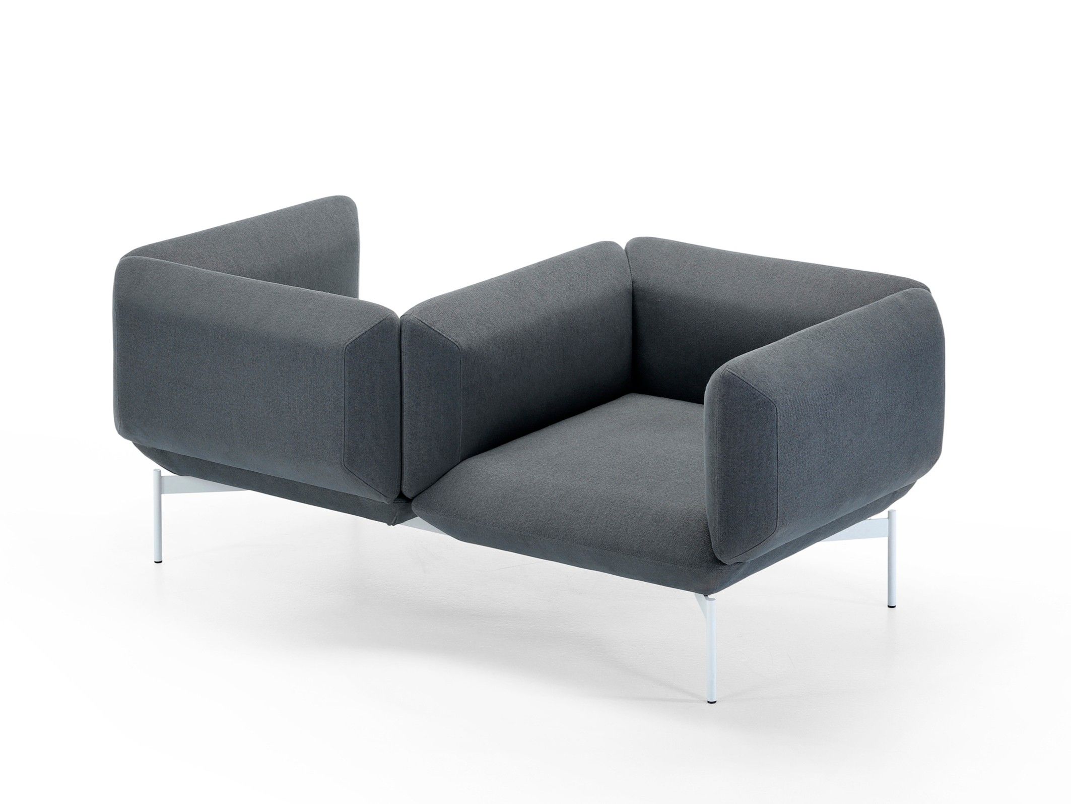 Тканевое кресло vis à vis с подлокотниками prostoria сегмент ARCH-00051595