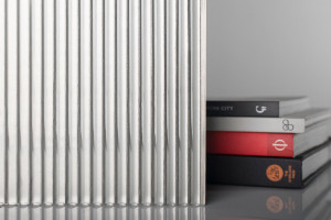 FSRT527 Профиль Castglass выравнивает стекло в дизайне вельвет + серо-коричневый (вертикальный) Forms-surfaces