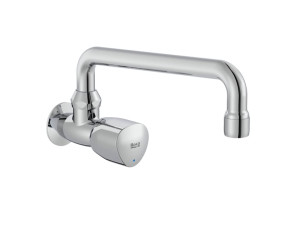 Настенный однорычажный кухонный смеситель с поворотным изливом