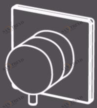 Radomonte 2-ходовой переключатель из нержавеющей стали Aico Dev10-a