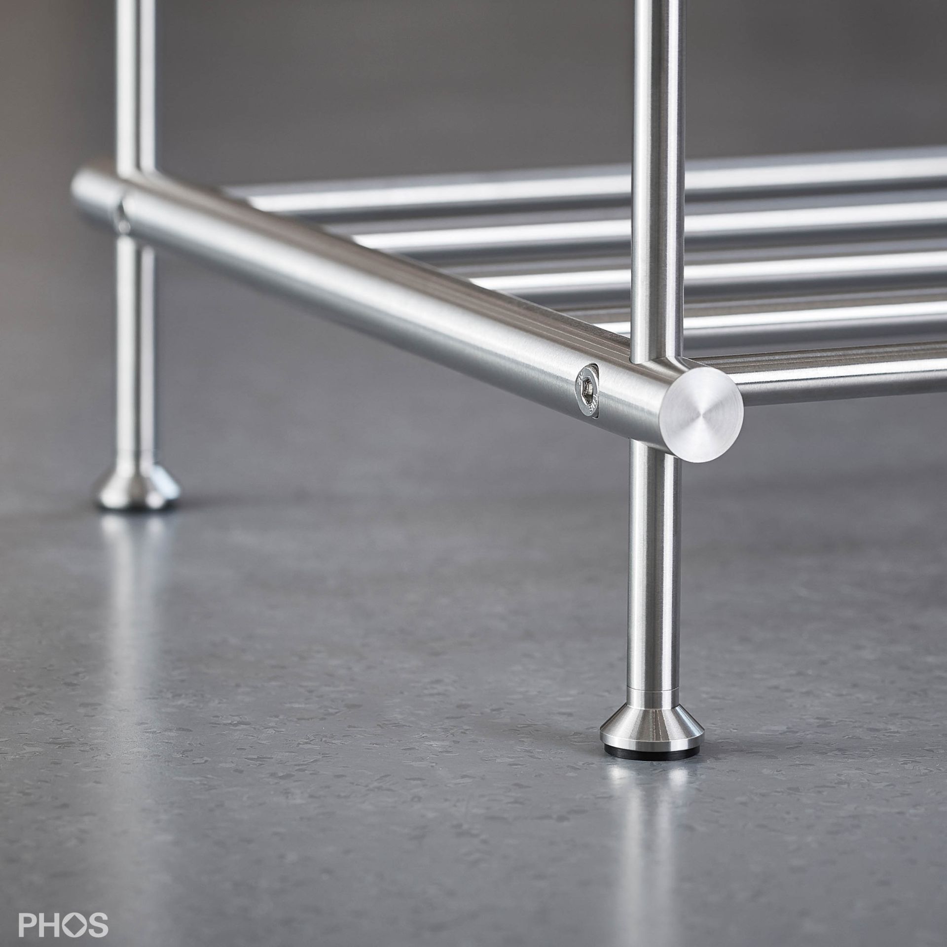 MF20-10Set4 Набор из 4 конических мебельных ножек ø20 мм со шпилькой с резьбой М6 PHOS  - Вид №2