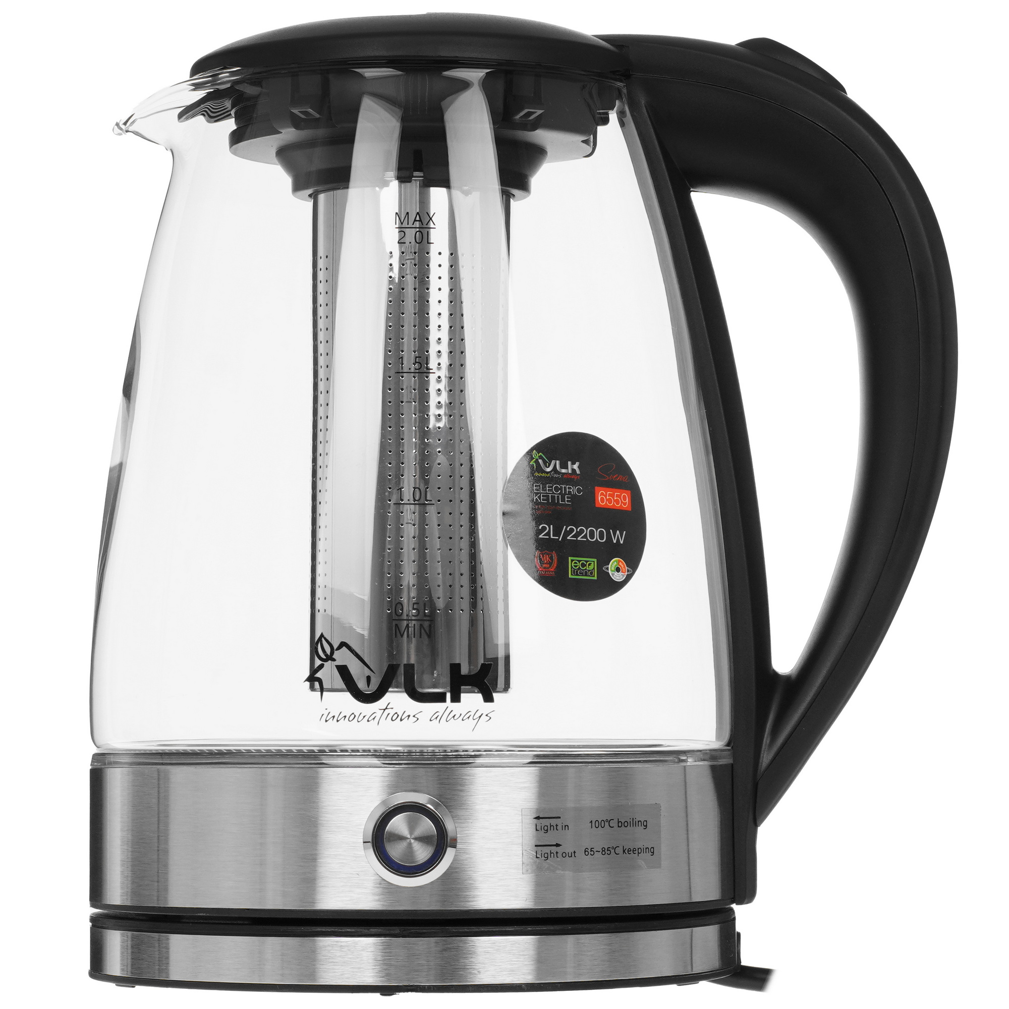 9216771 Электрочайник VLK Siena-6559 черный STDN-0043822