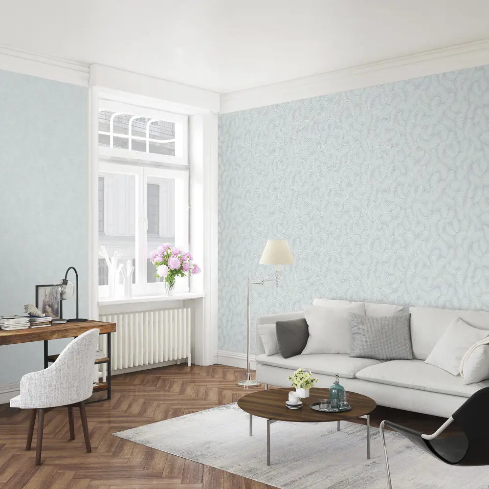 Обои флизелиновые Wall Up Duna мятные 1.06 м 645279 STLM-2152079 - Вид №3