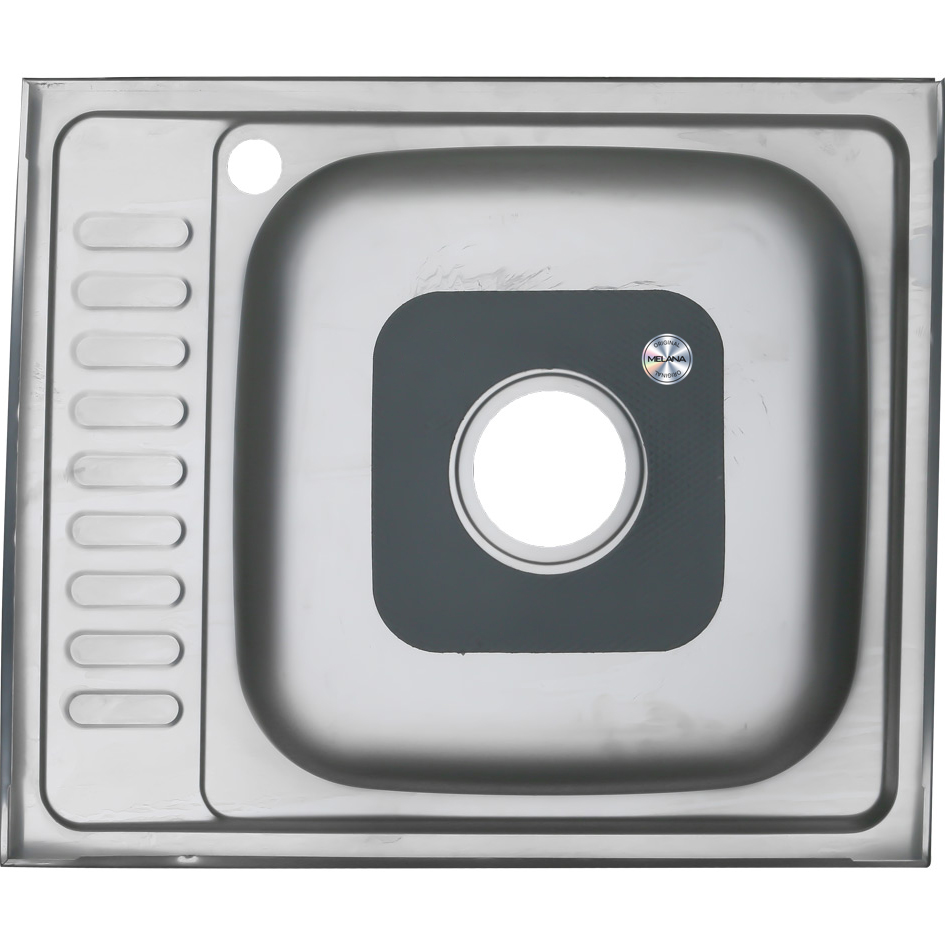 Мойка 6050 L MELANA 0,6/160 накладная прямоугольная с сифоном (173 ta L*10) 173 ta L (*10) - Вид №2