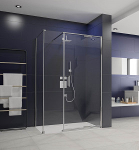 Дверь душевая для установки с боковой панелью AR8NN1366H L or R Merlyn Arysto Хромированный