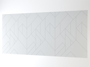 Рециркулированная пластиковая акустическая панель