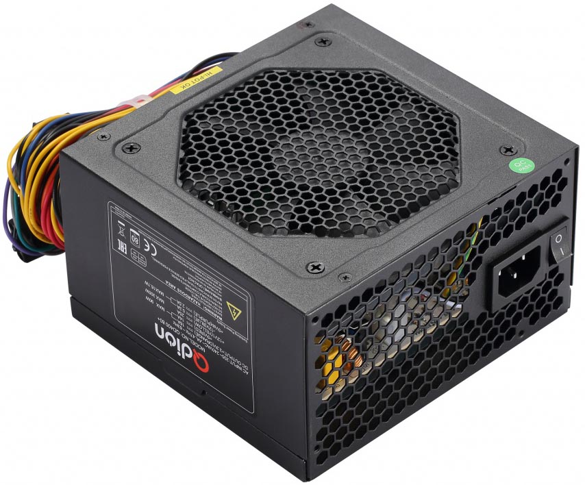 QD400 80+ Power supply qdion atx 400w, 120mm, 3xsata, 1xpci-e(6), apfc, 80+ FSP Santreyd 