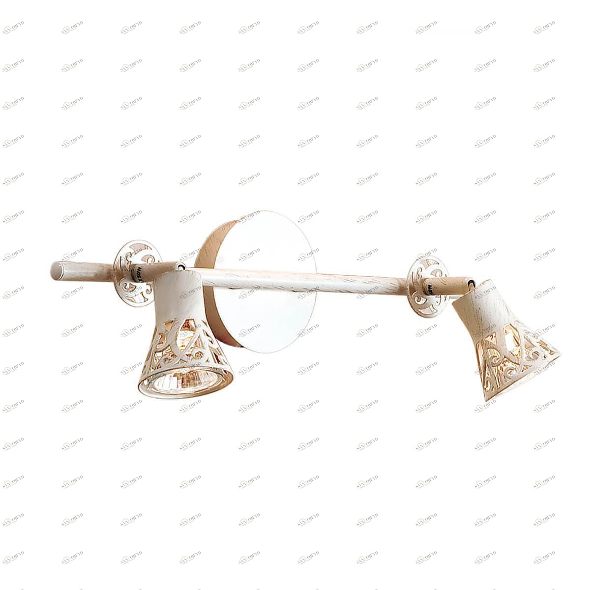 Спот настенный бежевый с 2 плафонами Citilux "Винон" CL519525 CITILUX ВИНОН 00-3926099 Бежевый 