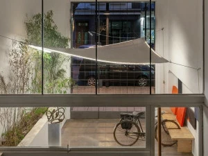 DVELAS Парусный тканевый абажур с интегрированной подсветкой