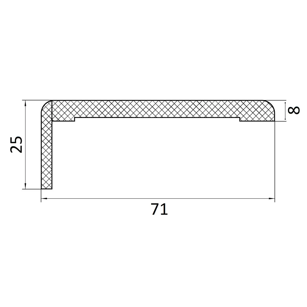 Наличник телескопический Аттика/Халика 2200х71x8 мм CPL ламинация цвет белый BELWOODDOORS STLM-2165642 - Вид №2