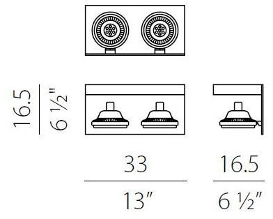 PANZERI Регулируемый потолочный металлический точечный светильник Elle P5001-2l - Вид №3