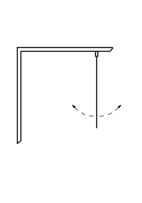 1450312 Igloo Pro Душевая Дверь Прямая Frosted 90 Hafa Матовый  - Вид №2