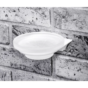 Мыльница стеклянная WasserKRAFT Kammel 8329WHITE