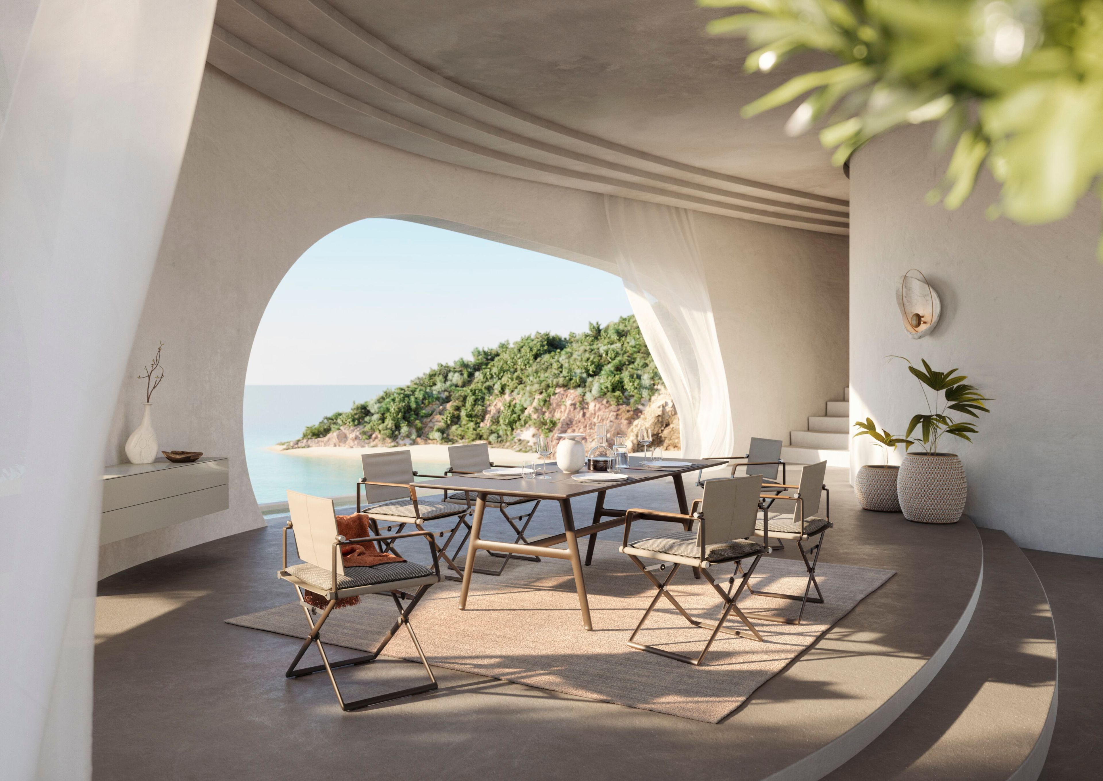 Прямоугольный садовый стол с керамической столешницей DEDON SEAX ARCH-00042765 - Вид №7