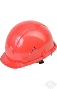 59723 Каска строительная "СОМЗ-55 " с храповым механизмом красная FavoriT  Средства защиты головы размер