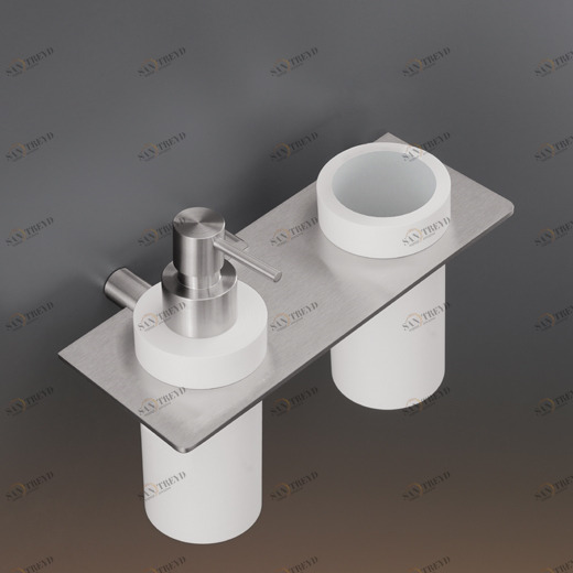 Полка с Delrin® держатель зубной щетки и дозатор  MEN05 CEADESIGN 