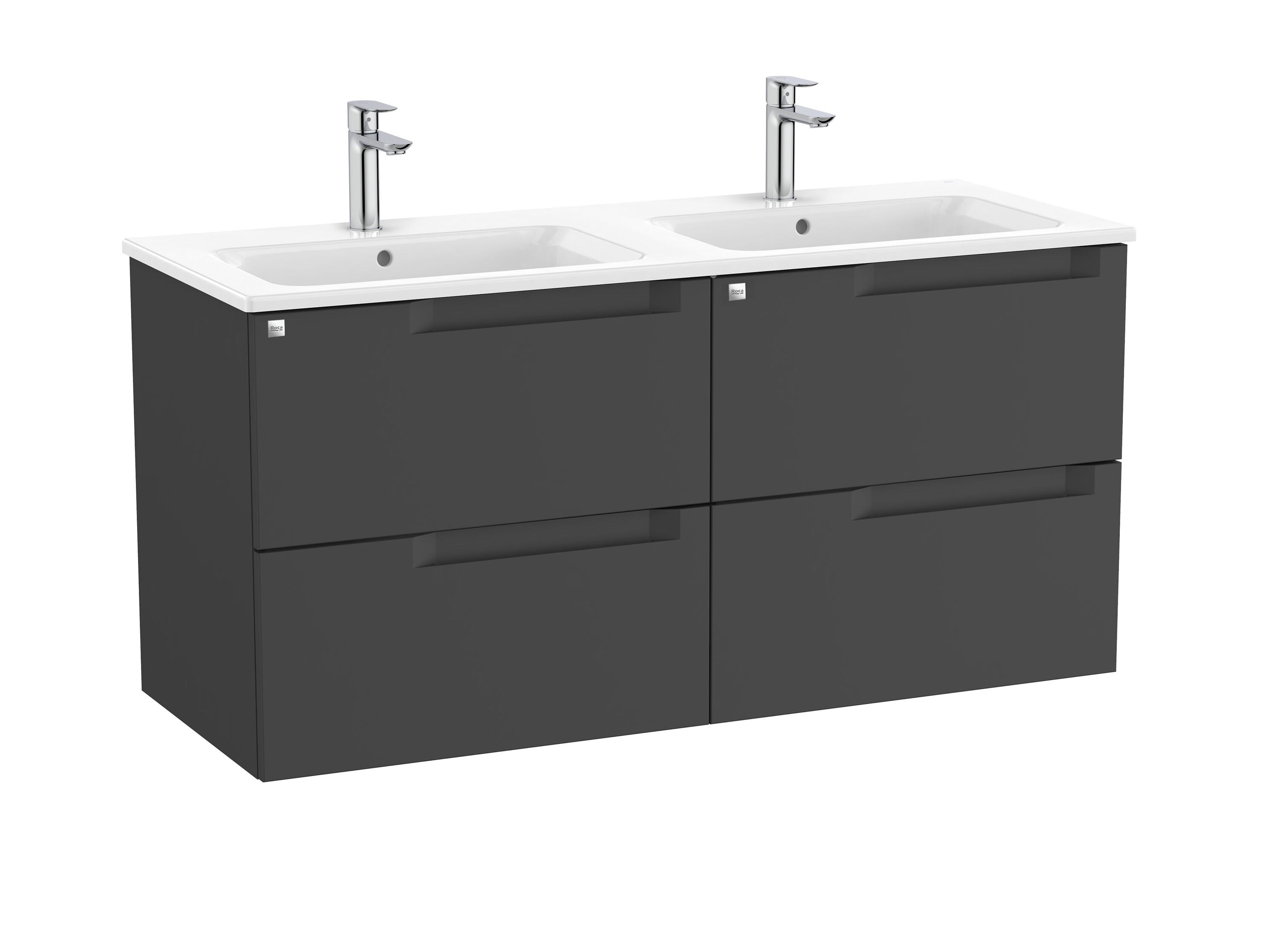 Деревянный двойной умывальник с ящиками Roca Aleyda ARCH-00090801