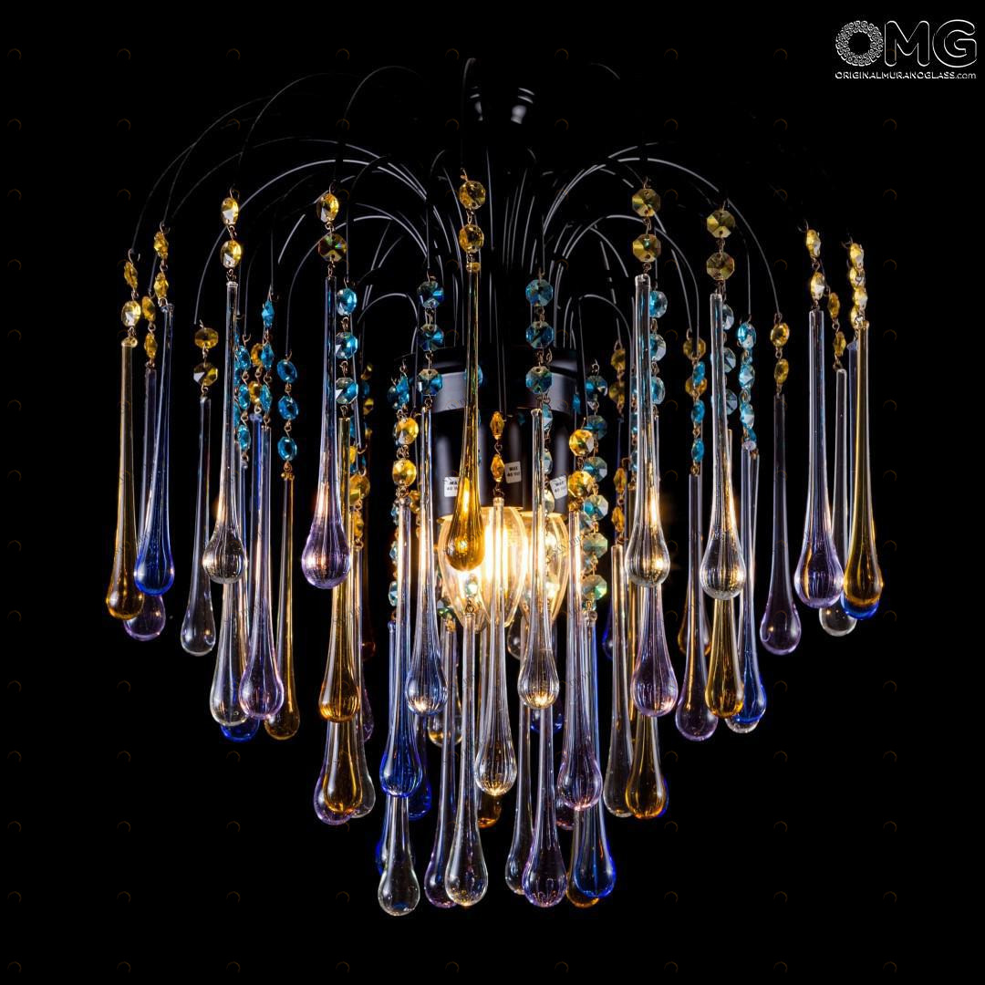 2312 ORIGINALMURANOGLASS Люстра Падение капель из муранского стекла OMG  см 