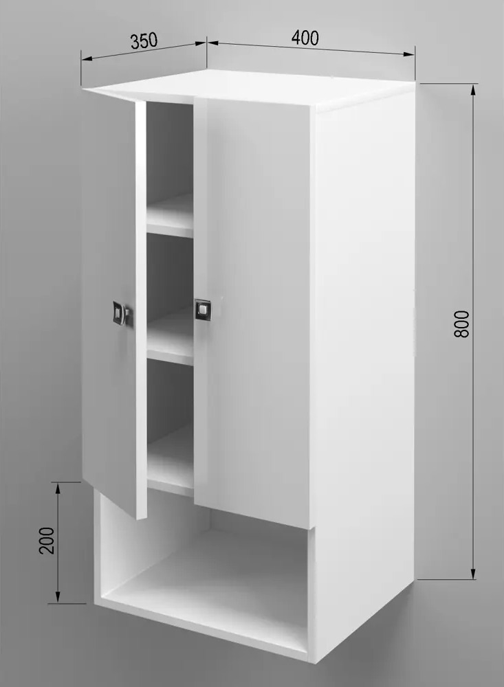 91168408 Шкаф подвесной Regent style 40x80см белый STLM-0507795