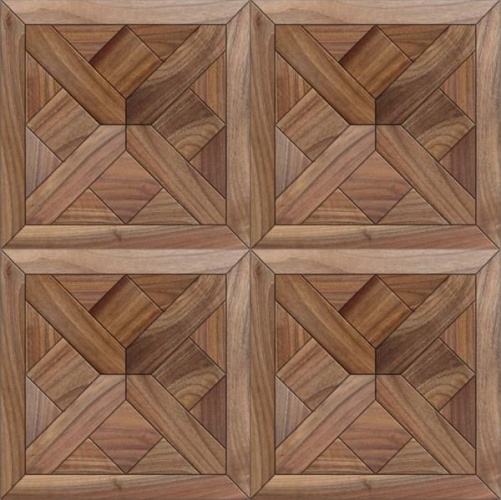 Модульный паркет Da Vinci Инженерный модульный паркет из ореха Лоссанж Орех Европейский (Грецкий) Натур (Гладкая) 458х458 мм 2600600092 - Вид №1