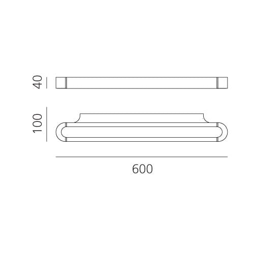 Литой алюминиевый настенный светильник Artemide Talo ARCH-00006335 - Вид №9