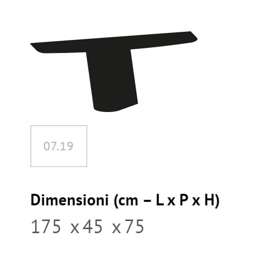 Стальная консоль Bontempi Casa KIMONO ARCH-00150531 - Вид №4